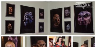 Выставка масок таштыкской культуры в Бахчисарае, Крым