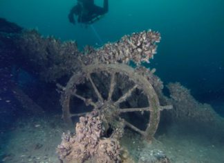 Уникальные экспонаты с затонувшего 130 лет назад парохода ВЕСТА