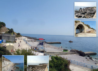 Пустынные пляжи в Понизовке (Кацивели, заброшка), август 2017