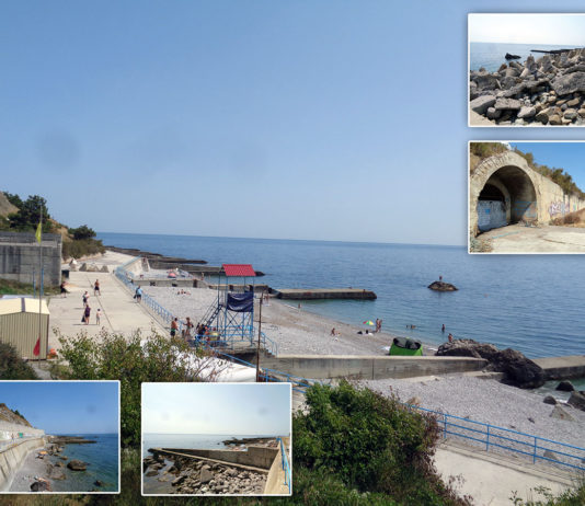 Пустынные пляжи в Понизовке (Кацивели, заброшка), август 2017