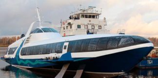 Пассажирское судно Комета-120М спущено на воду, маршрут Крым — Краснодарский край