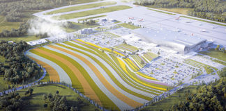 Самая большая «Зеленая стена» в Европе ! В будущем новом аэропорту Симферополя ..