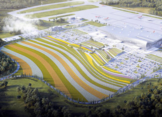 Самая большая «Зеленая стена» в Европе ! В будущем новом аэропорту Симферополя ..