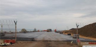 Трасса «Таврида»: началась укладка асфальта от Керчи