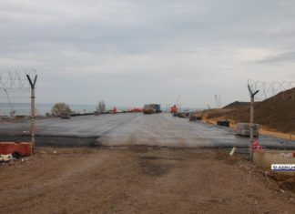 Трасса «Таврида»: началась укладка асфальта от Керчи