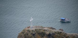 На скале Явления Святого Георгия (Георгиевская, мыс Фиолент) восстановлен белый мраморный крест