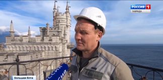 Началась реконструкция музея-дворца «Ласточкино гнездо», ноябрь 2019