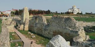 Протехизма в Херсонесе, оборонительные стены античного полиса, видео "Херсонес — Моя история!". Протехизма, оборонительные стены античного полиса