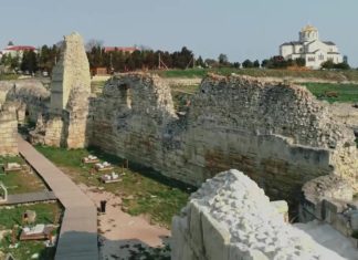 Протехизма в Херсонесе, оборонительные стены античного полиса, видео "Херсонес — Моя история!". Протехизма, оборонительные стены античного полиса