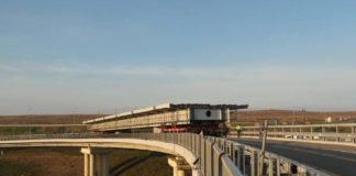 Восстановление пролетов Крымского моста, поврежденных сентябрьским терактом укронацистов