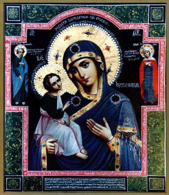 Икона Божией Матери «Иерусалимская» в монастыре