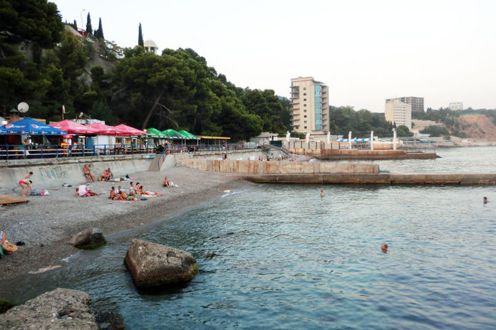 Поселок Мисхор, набережная и пляж с «Русалкой», фотообзор август 2013 Поселок Мисхор, набережная и пляж с "Русалкой", фотообзор август 2013