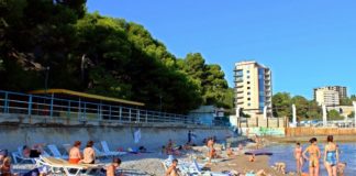 Мисхор, набережная и городской пляж Мисхора, много фото Мисхорский парк, набережная и городской пляж Мисхора