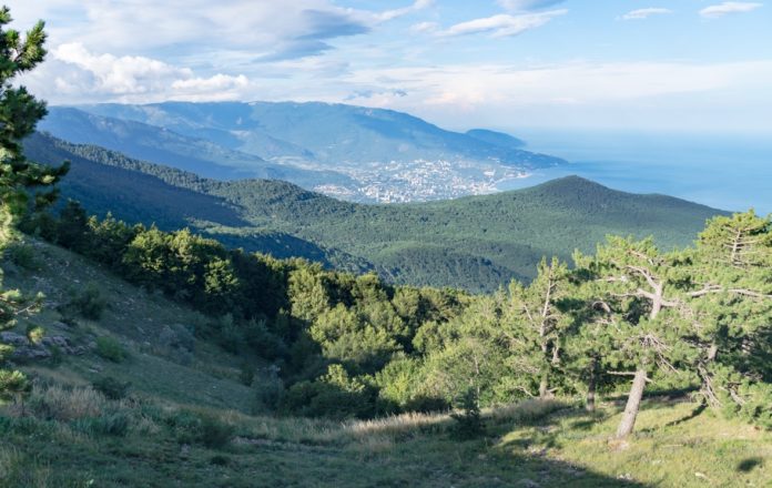 Гора Могаби на побережье Ялты Гора Могаби на побережье Ялты