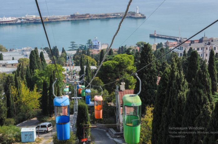 Канатная дорога Ялта-Горка (холм Дарсан), Ялта, видео 2022 + много фото Канатная дорога Ялта-Горка