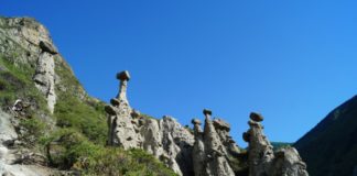 Каменные грибы в долине реки Сотера, Алушта Каменные грибы в долине реки Сотера, Алушта