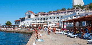 Пляж Хрустальный в Хрустальной бухте, пляжи Севастополя Пляж Хрустальный, пляжи Севастополя