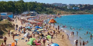 Пляж Учкуевка, песчаные пляжи Севастополя Пляж Учкуевка, пляжи Севастополя