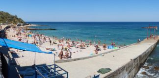 Пляж Толстяк на Радиогорке, пляжи Севастополя Пляж Толстяк на Радиогорке, пляжи Севастополя