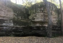 Плачущая скала на реке Западный Булганак, в окрестностях Симферополя Плачущая скала на реке Западный Булганак, в окрестностях Симферополя