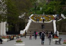 Синопский спуск в Севастополе, самая длинная лестница города Синопский спуск в Севастополе