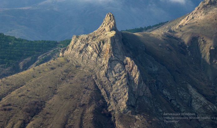 Скала Свидание (вершины Курача-Кая и Декы-Курача) , Зеленогорье Скала Свидание (вершины Курача-Кая и Декы-Курача) , Зеленогорье