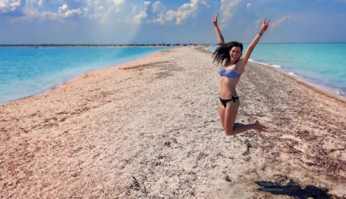 Бакальская коса в западной части Крыма, природный заповедник Бакальская коса в западной части Крыма, природный заповедник