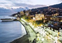 Вечерняя Ялта, прогулка по набережной Ялты и канаткой на Дарсан, фото Вечерняя Ялта, набережная, канатка на Дарсан, фотообзор Ялты