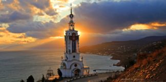 Храм-маяк святого Николая Чудотворца в Крыму в Малореченском, фото, адрес Храм-маяк святого Николая Чудотворца в Крыму, Малореченское