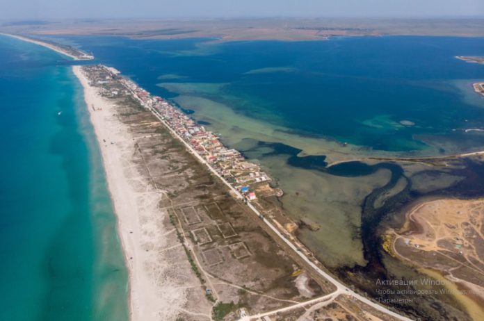 Коса Беляус (Западный Крым), курортный и дикий пляжный отдых, исторический памятник Урочище, коса и курорт Беляус (Западный Крым), пляжный отдых и исторический памятник