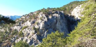 Скала Балан-Кая, хребет Баланын-Каясы Скала Балан-Кая, хребет Баланын-Каясы