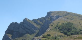 Ущелье Холодный Кулуар под вершиной Ангар-Бурун, Чатыр-Даг Ущелье Холодный Кулуар, Чатыр-Даг