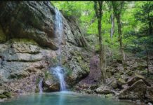 Водопад Суаткан, Бельбекская долина, Крым