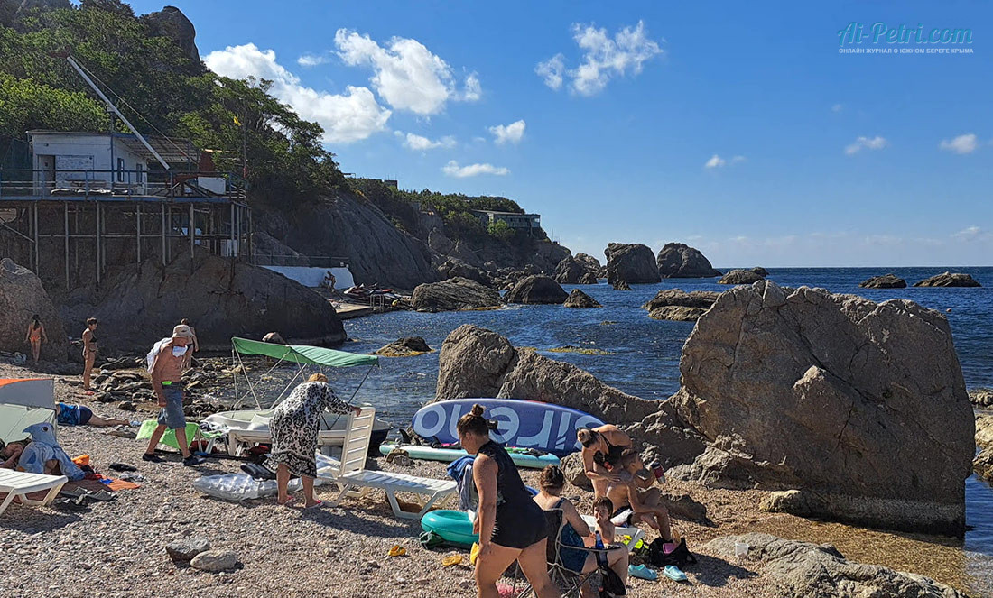 Пляж-Изумруд-пансионата-Изумруд-в-Ласпи
